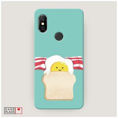 Чехол Пластиковый Xiaomi Redmi Note 6 Pro Съедобная кровать Case Place