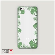 Чехол Пластиковый Xiaomi Mi5 Листья папоротника рамка Case Place