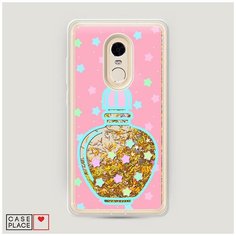 Чехол Жидкий с блестками Xiaomi Redmi Note 4 Сладкие духи Case Place
