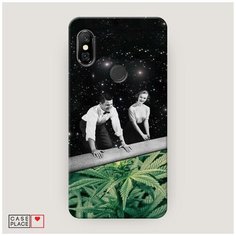Чехол Пластиковый Xiaomi Redmi Note 6 Pro Ковер самокрут Case Place