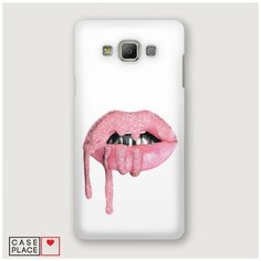 Чехол Пластиковый Samsung Galaxy Grand Prime Потекший блеск на губах Case Place
