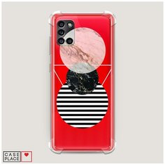 Чехол силиконовый Противоударный Samsung Galaxy A31 Пирамида из кругов Case Place