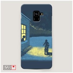 Чехол Пластиковый Samsung Galaxy A8 Plus 2018 Хобби велосипед 5 Case Place