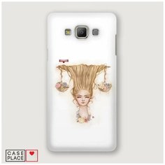 Чехол Пластиковый Samsung Galaxy Grand Prime Весы прическа Case Place