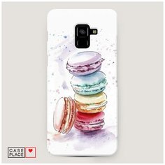 Чехол Пластиковый Samsung Galaxy A8 Plus 2018 Пирамидка макарони 2 Case Place