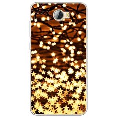 Силиконовый чехол "Новогодняя гирлянда" на Huawei Y5 II / Хуавей Y5 II Case Place