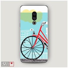 Силиконовый чехол "Хобби велосипед 9" на Meizu 15 / Мейзу 15 Case Place