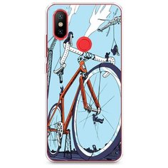 Силиконовый чехол "Хобби велосипед 10" на Xiaomi Mi 6X / Сяоми Ми 6Х Case Place