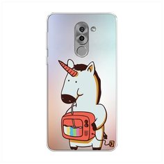 Силиконовый чехол "Единорог и телевизор" на Honor 6X / Хонор 6Х Case Place