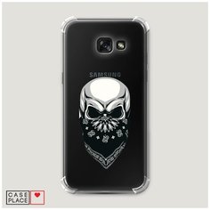 Чехол силиконовый Противоударный Samsung Galaxy A5 2017 Череп в маске Case Place