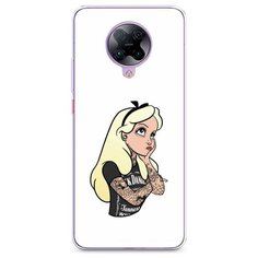 Силиконовый чехол "Белоснежка в татуировках" на Xiaomi Poco F2 Pro / Сяоми Поко Ф2 Про Case Place