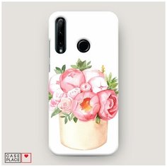 Пластиковый чехол "Коробка с пионами" на Honor 10i / Хонор 10i Case Place