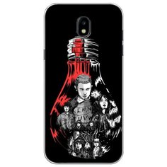 Силиконовый чехол "Черная лампочка" на Samsung Galaxy J5 2017 / Самсунг Галакси Джей 5 2017 Case Place