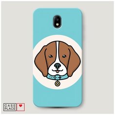 Чехол Пластиковый Samsung Galaxy J5 2017 Собака в ошейнике Case Place