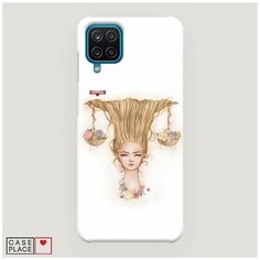 Чехол Пластиковый Samsung Galaxy A12 Весы прическа Case Place
