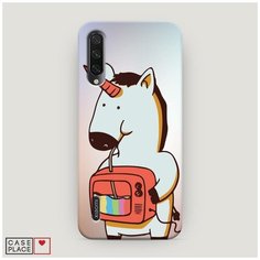 Чехол Пластиковый Xiaomi Mi A3 Единорог и телевизор Case Place