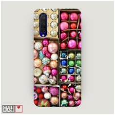Чехол Пластиковый Xiaomi Mi CC9 Елочные игрушки Case Place