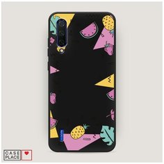 Чехол силиконовый Матовый Xiaomi Mi A3 Lite Летняя рамка Case Place