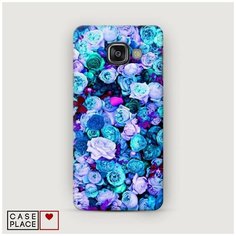 Чехол Пластиковый Samsung Galaxy A7 2016 Цветочный ковер Case Place