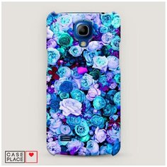 Чехол Пластиковый Samsung Galaxy S4 mini Цветочный ковер Case Place