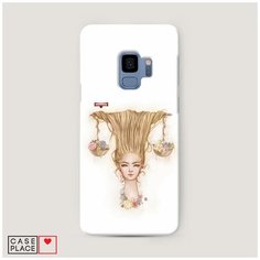 Чехол Пластиковый Samsung Galaxy S9 Весы прическа Case Place