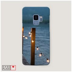 Чехол Пластиковый Samsung Galaxy S9 Гирлянды на причале Case Place
