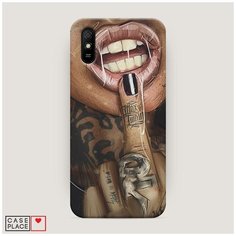 Чехол Пластиковый Xiaomi Redmi 9A Девушка с татуировками Case Place