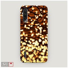 Чехол Пластиковый Xiaomi Mi CC9E Новогодняя гирлянда Case Place