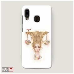 Чехол Пластиковый Samsung Galaxy A30 Весы прическа Case Place
