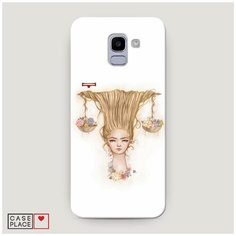 Чехол Пластиковый Samsung Galaxy J6 2018 Весы прическа Case Place