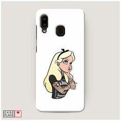 Чехол Пластиковый Samsung Galaxy A30 Белоснежка в татуировках Case Place