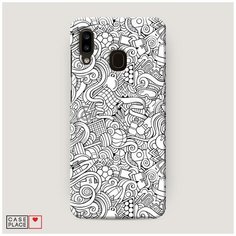 Чехол Пластиковый Samsung Galaxy A30 Бильярдная мозаика Case Place