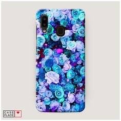 Чехол Пластиковый Samsung Galaxy A20 Цветочный ковер Case Place