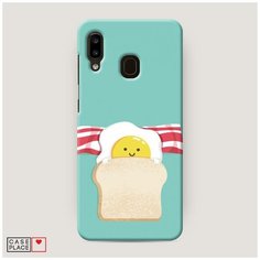 Чехол Пластиковый Samsung Galaxy A20 Съедобная кровать Case Place