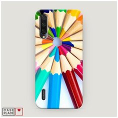 Чехол Пластиковый Xiaomi Mi CC9E Цветные карандаши Case Place
