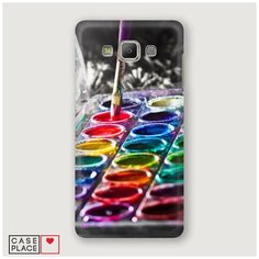 Чехол Пластиковый Samsung Galaxy A7 Палитра красок Case Place