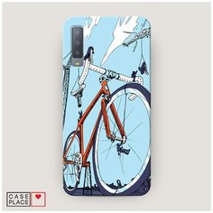 Чехол Пластиковый Samsung Galaxy A7 2018 Хобби велосипед 10 Case Place