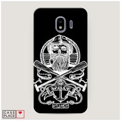Чехол Пластиковый Samsung Galaxy J4 Тату моряк Case Place