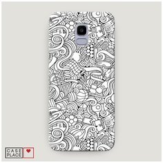 Чехол Пластиковый Samsung Galaxy J6 2018 Бильярдная мозаика Case Place