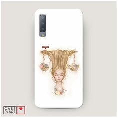 Чехол Пластиковый Samsung Galaxy A7 2018 Весы прическа Case Place
