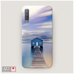 Чехол Пластиковый Samsung Galaxy A7 2018 Домик на воде Case Place