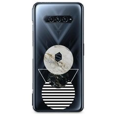 Силиконовый чехол "Пирамида из кругов" на Xiaomi Black Shark 4 / Сяоми Блэк Шарк 4 Case Place