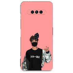 Силиконовый чехол "В маске 2" на Xiaomi Black Shark 4 / Сяоми Блэк Шарк 4 Case Place