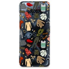 Силиконовый чехол "Модный гардероб" на Xiaomi Black Shark 4 / Сяоми Блэк Шарк 4 Case Place