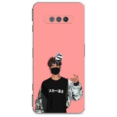 Силиконовый чехол "В маске 2" на Xiaomi Black Shark 4S Pro / Сяоми Блэк Шарк 4S Про Case Place