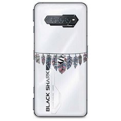 Силиконовый чехол "Гирлянда из перьев 1" на Xiaomi Black Shark 4S / Сяоми Блэк Шарк 4S Case Place