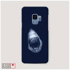 Чехол Пластиковый Samsung Galaxy S9 Пасть акулы Case Place