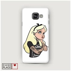 Чехол Пластиковый Samsung Galaxy A7 2016 Белоснежка в татуировках Case Place
