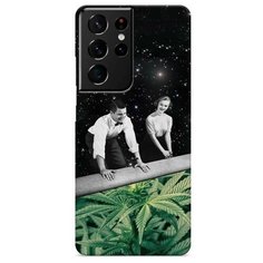 Пластиковый чехол "Ковер самокрут" на Samsung Galaxy S21 Ultra / Самсунг Галакси S21 Ультра Case Place