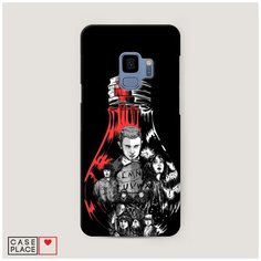 Чехол Пластиковый Samsung Galaxy S9 Черная лампочка Case Place